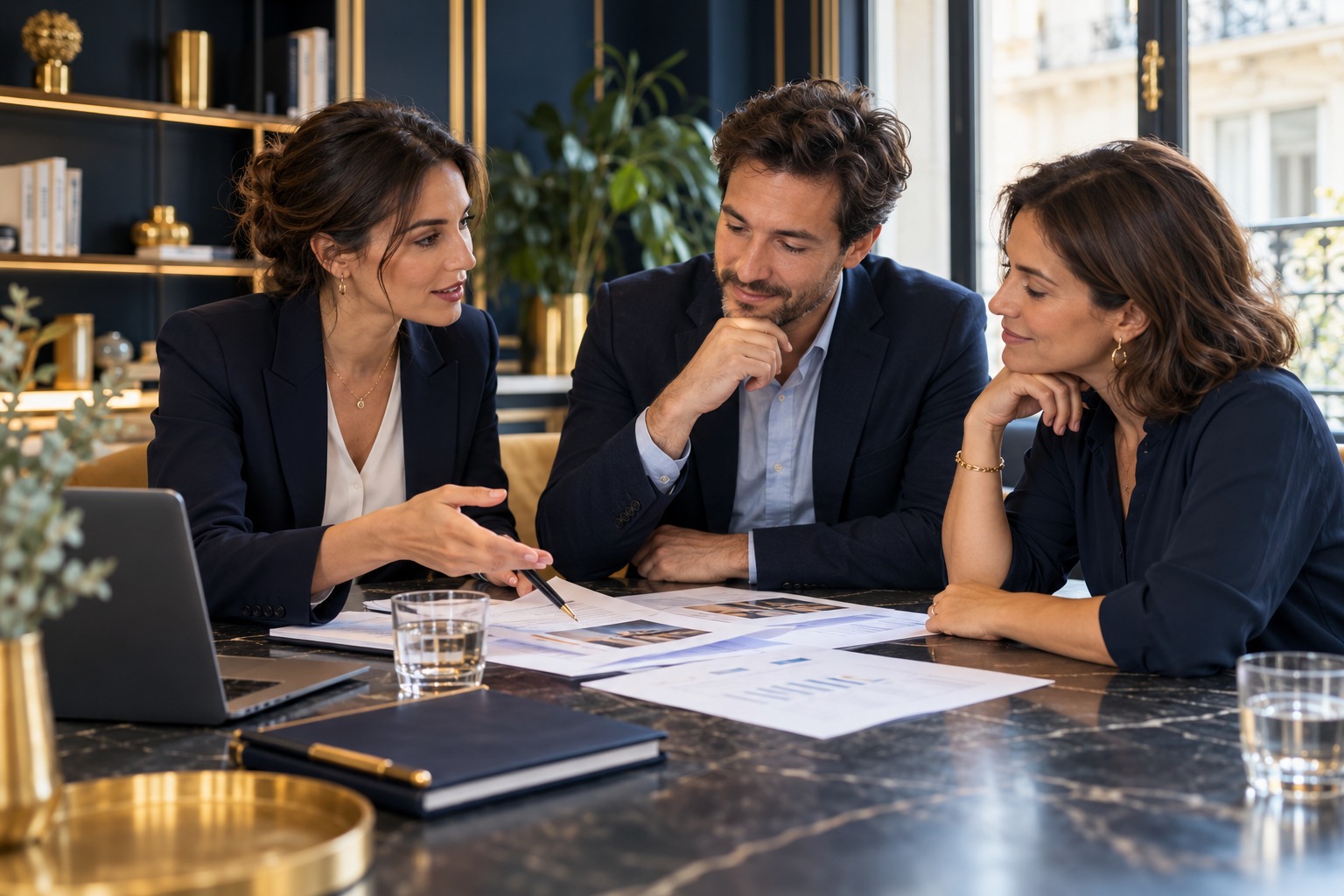 Échange professionnel autour d’un projet collectif