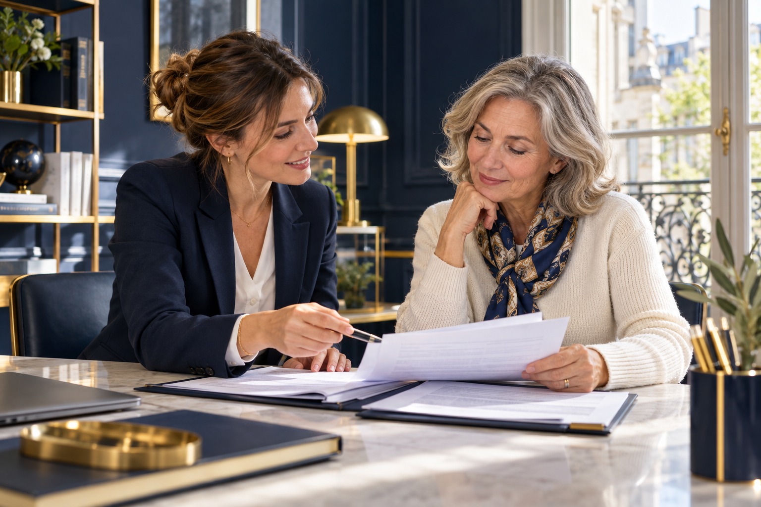 Accompagnement administratif et écoute autour de documents